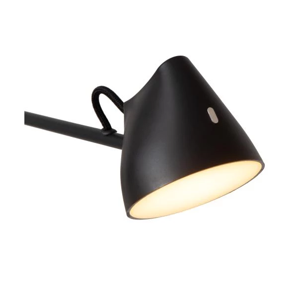 Lucide MILNE - Wall light - LED Dim. - 2x8W 2700K - Black - detail 1